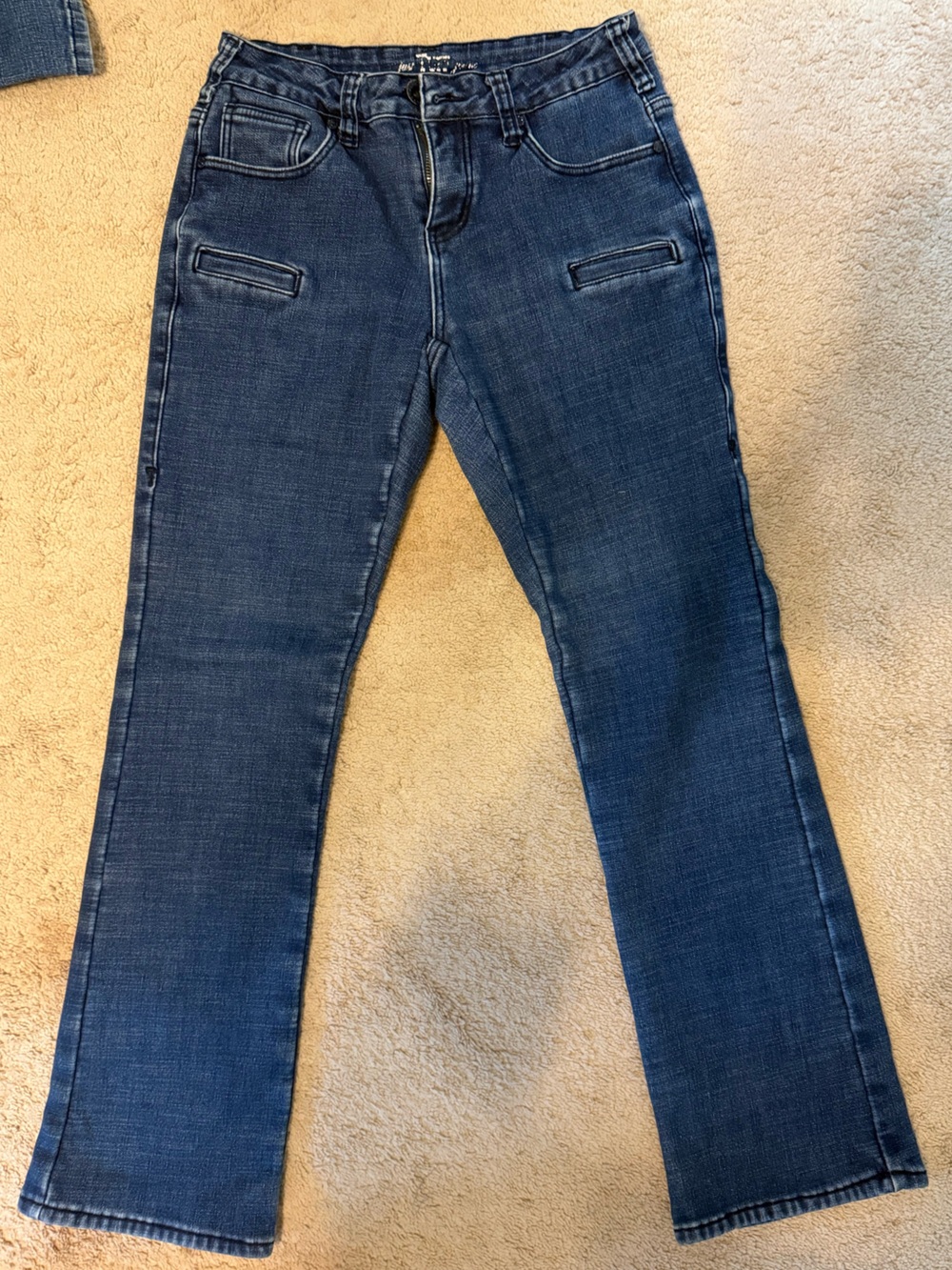 Cowgirl Tuff Fleece Lined Bootcut Jeans